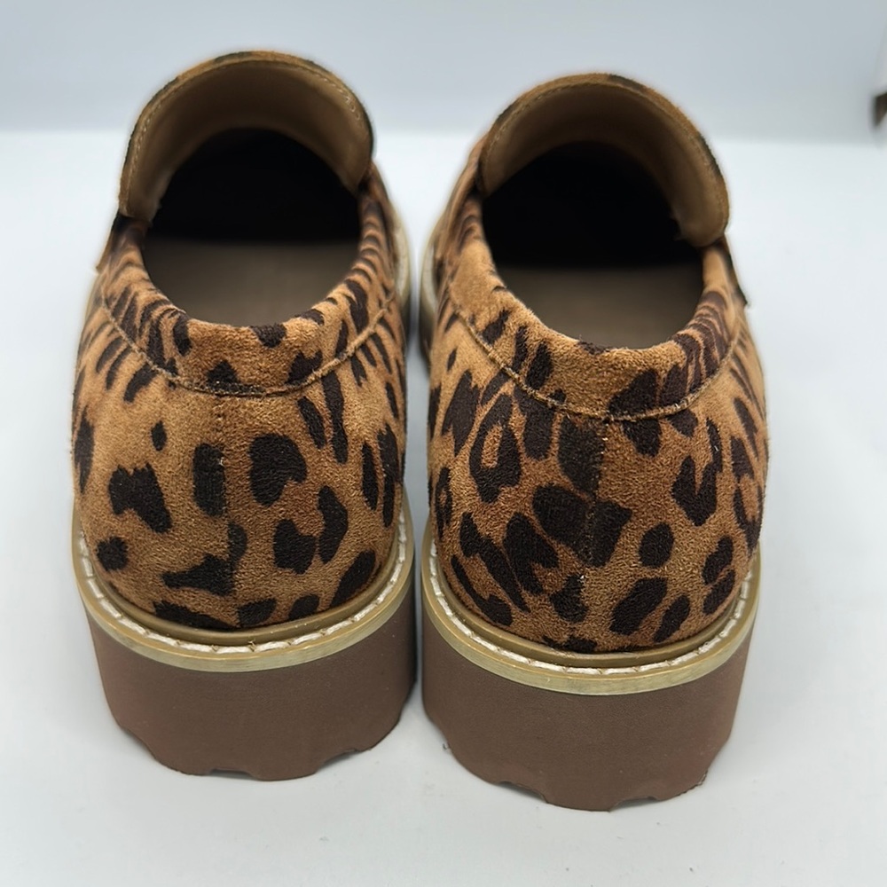 NWT Hey girls Leopard Print Loafers women’s Size 6 - Picture 6 of 9